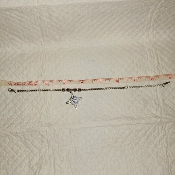 Silver Stainless Steel Witch Celtic Viking Cross Knot Fashion Bracelet NWOT - Picture 7 of 13